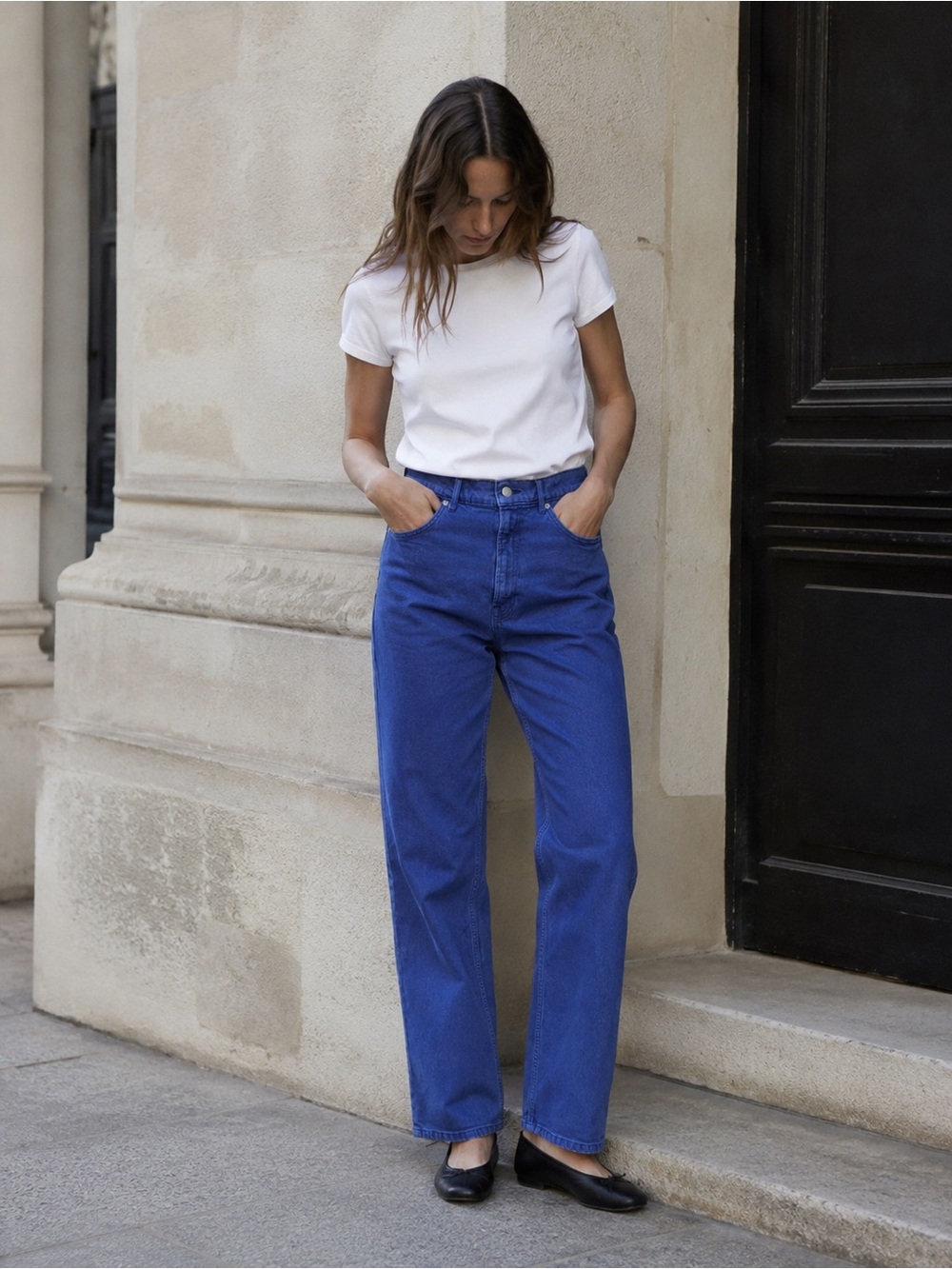 Everlane Way High Jean Organic Cotton Blue Size 29 Regular Minimal Ecofriendly
